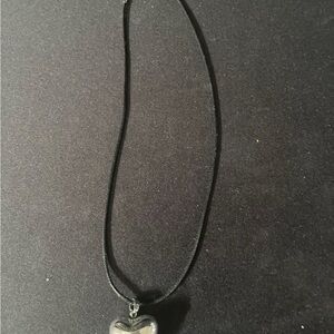 Silver Heart Pendant Necklace